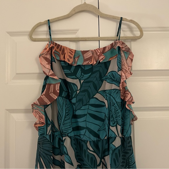 Farm Rio Ruffled Botanical Maxi Dress - Picture 8 of 11